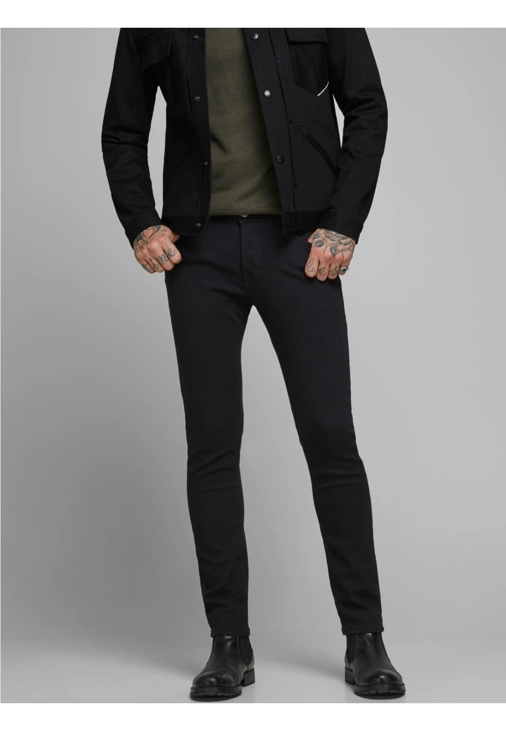 PANTALON JACK & JONES NEGRO